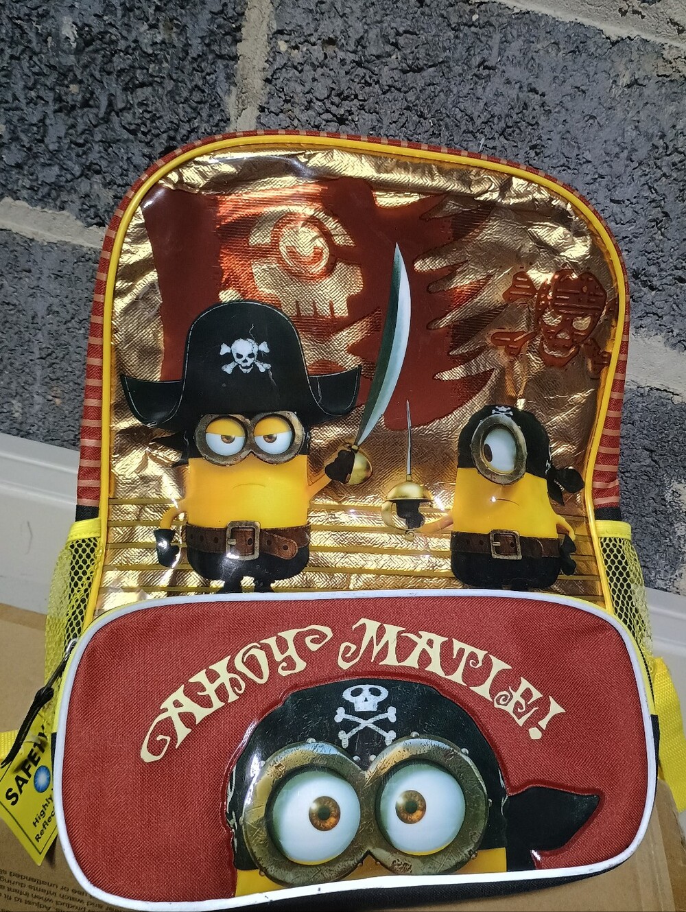 Pirate Minions Kids Backpack "Ahoy Matie!"